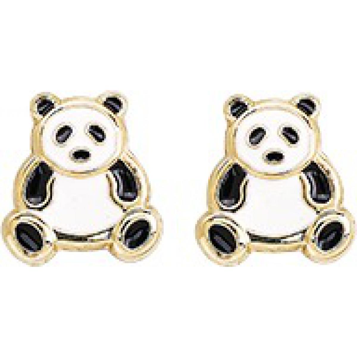 Boucles d'oreilles Pandas Or 750/1000 jaune (18K)