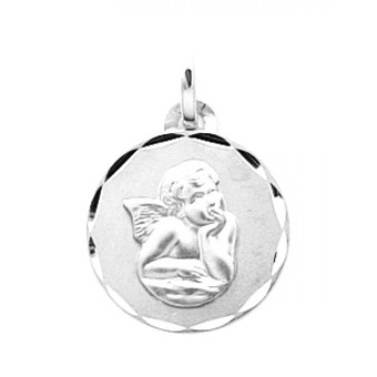 Stella - Médaille ange en argent - Bijoux Ange