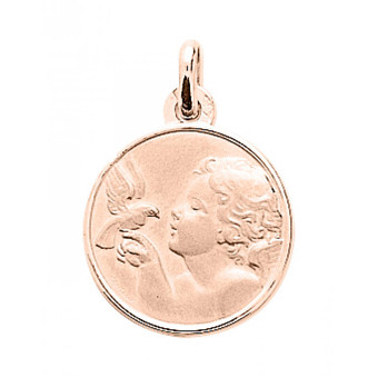 Stella - Médaille ange Or 750/1000 rose (18K) - Bijoux religieux