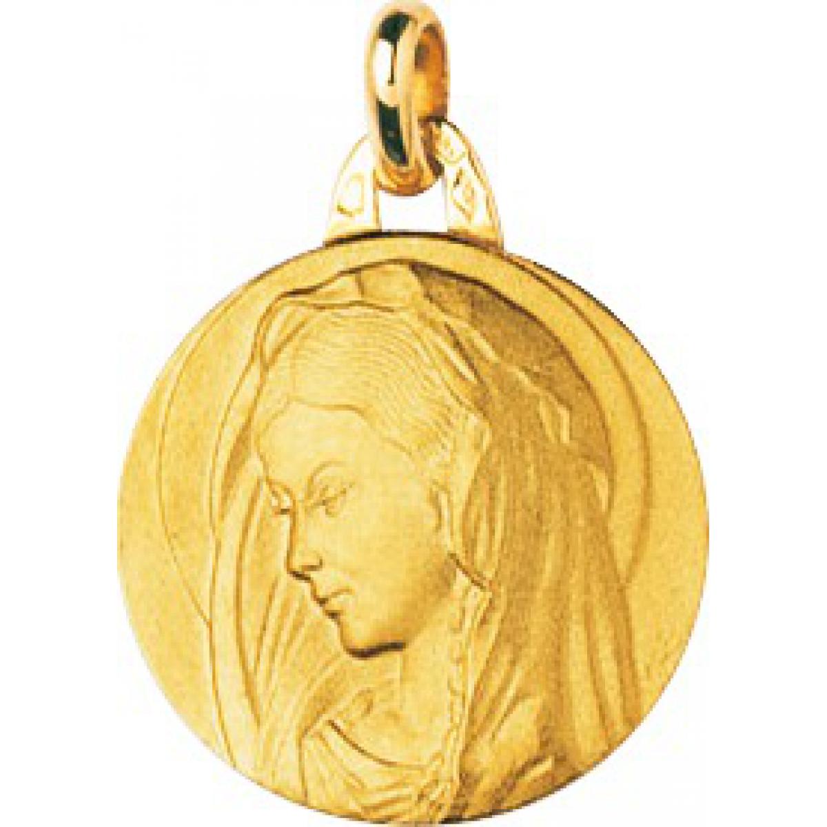 Médaille vierge or 750/1000 jaune (18K)