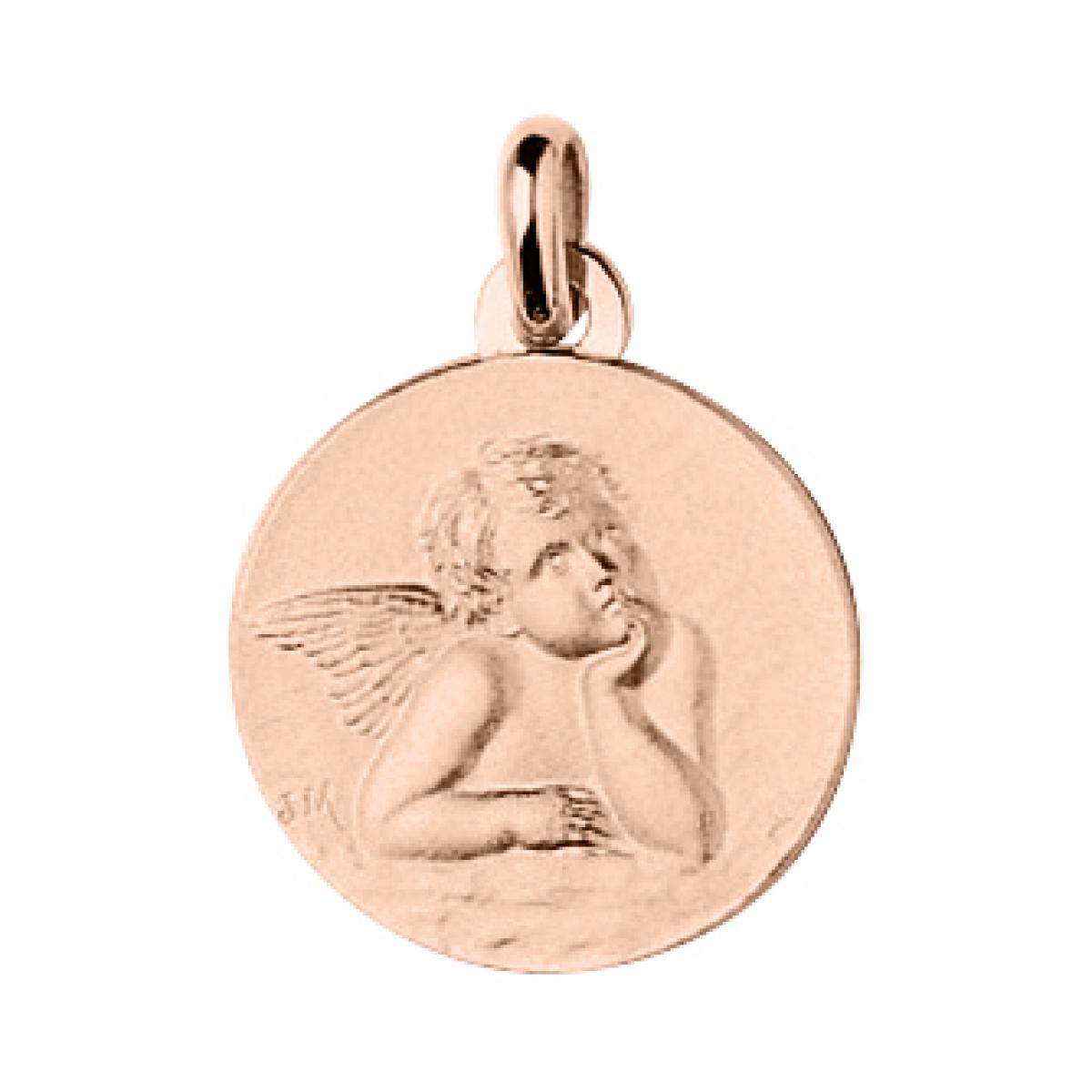 Médaille ange Or 750/1000 rose (18K)