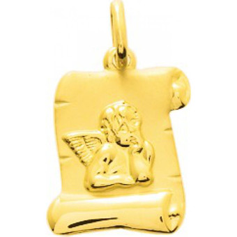 Stella - Médaille ange Or 375/1000 jaune  (9K) - Bijoux Stella