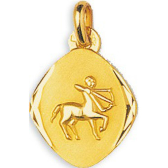 Stella - Médaille Signe Astrologique Sagittaire Or 375/1000 jaune  (9K) - Bijoux Stella