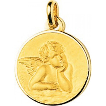 Stella - Médaille ange or 750/1000 jaune (18K) - Bijoux Ange