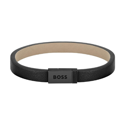 Boss - Bracelet Homme Boss Bijoux Jace 1580337S - Bracelet Cuir Homme