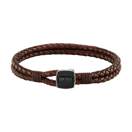 Boss - Bracelet Boss - 1580048 - Bracelet Cuir Noir