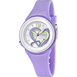 Montre Fille Calypso K5576-4 - Bracelet Silicone Violet 