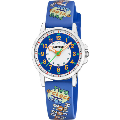Calypso - Montre fille CALYPSO MONTRES My First Watch K5824-6 - Montre Enfant - Bracelet Bleu