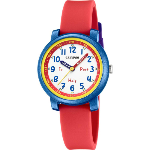 Calypso - Montre fille CALYPSO MONTRES My First Watch K5827-5 - Montre Rouge
