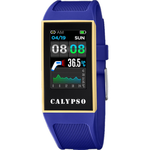 Calypso - Montre Garçon CALYPSO Coffret 2 bracelets K8502-2  - Montre Enfant - Bracelet Bleu