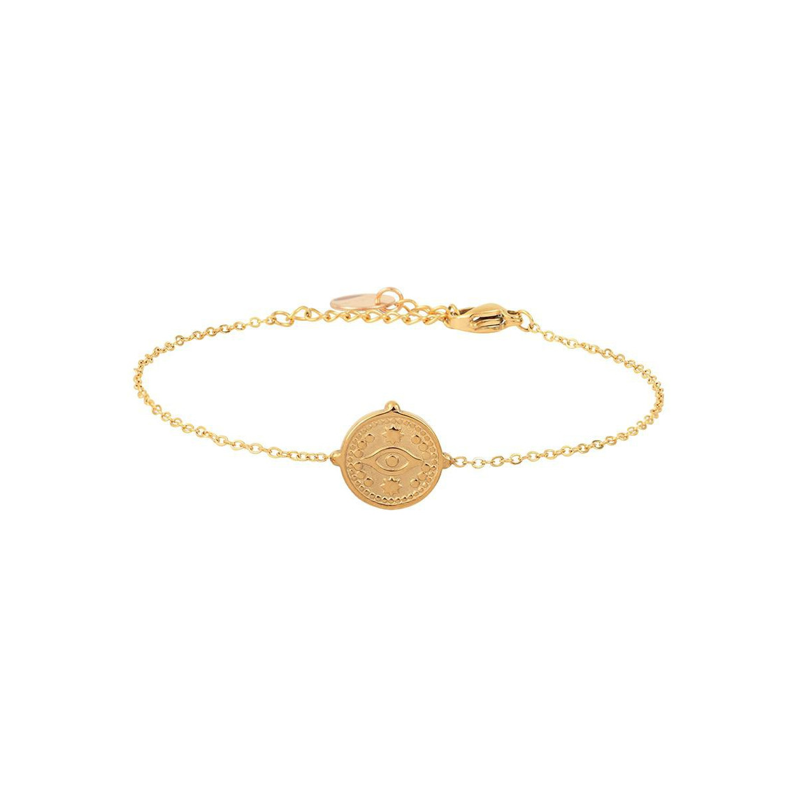 bracelet femme clyda bijoux bclbr0008sd - acier doré