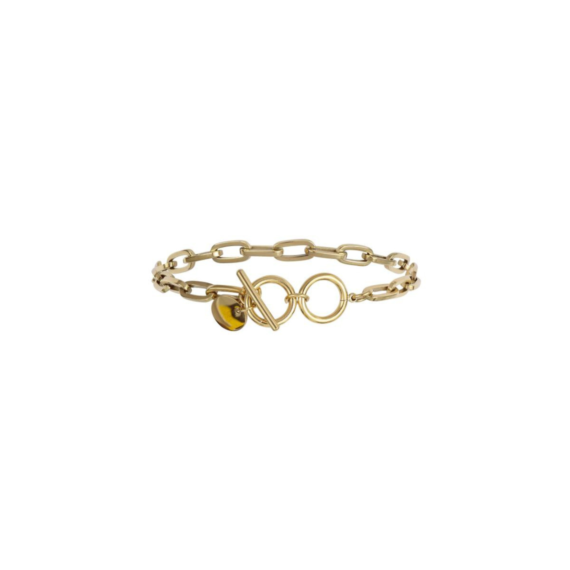 bracelet femme clyda bijoux bclbr0019sd - acier doré