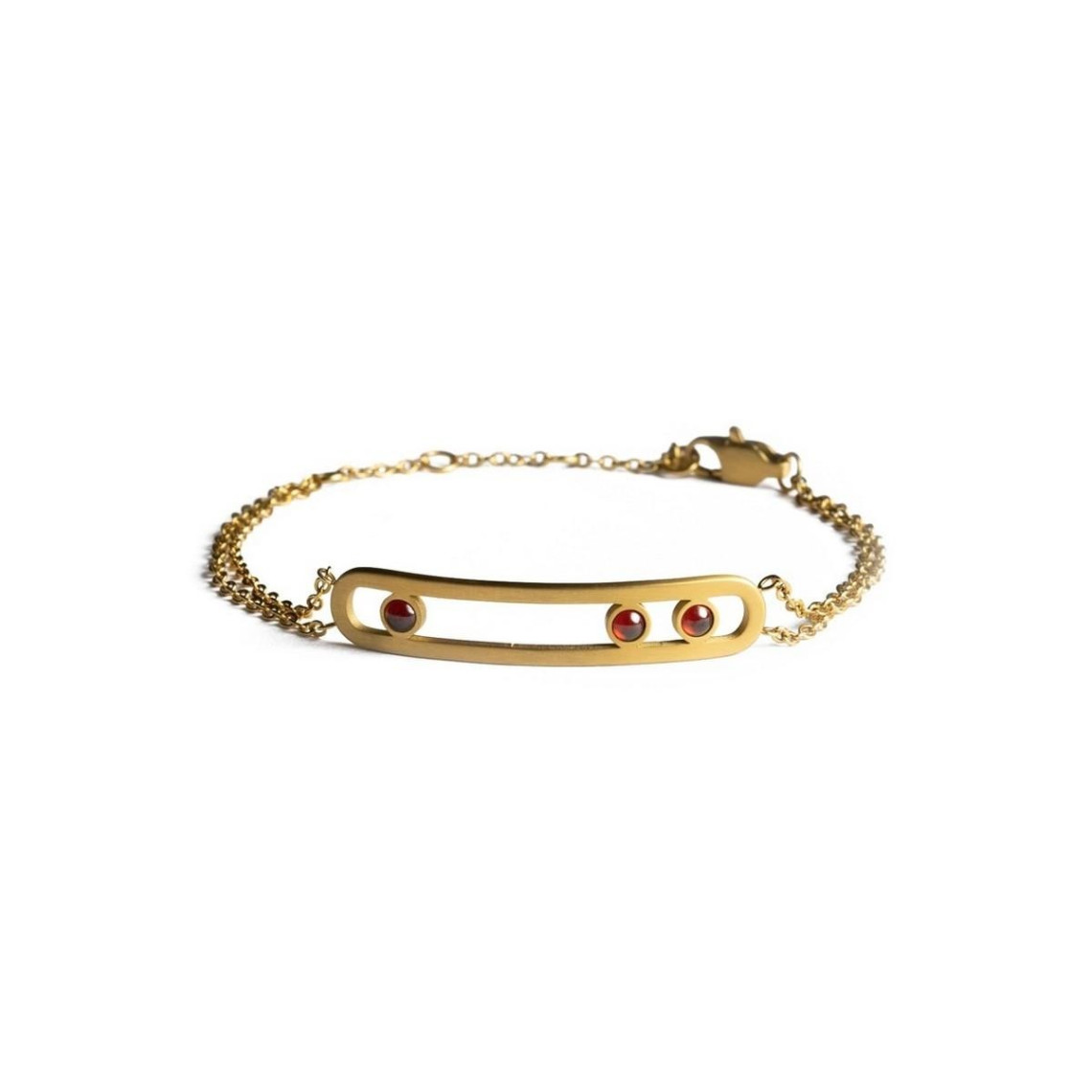 bracelet femme didyma na5 - acier doré