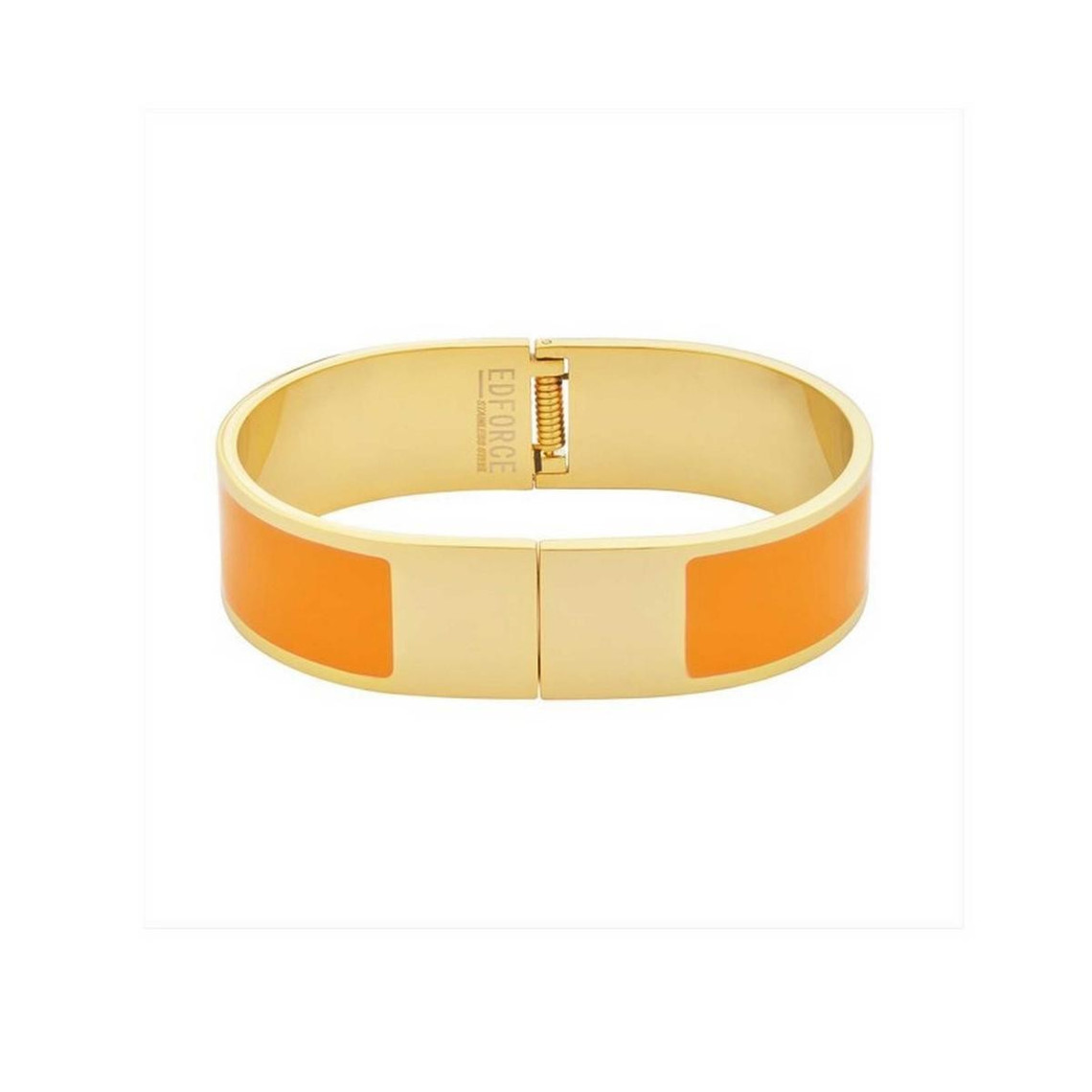 bracelet femme edforce 92-0235-b - acier doré