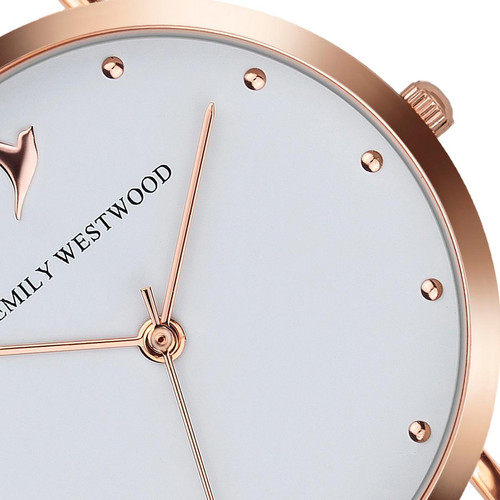 Montre Femme Emily Westwood EWS161 - Bracelet Cuir Blanc