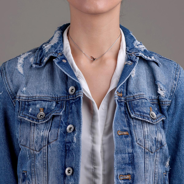Collier et pendentif Emily Westwood Bijoux Femme Acier WN1005S