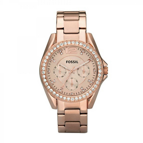 Fossil - Montre Fossil Stella ES2811 - Montre Or Rose
