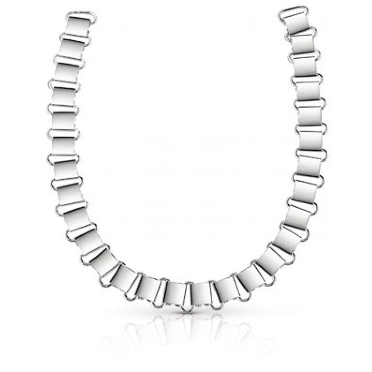 collier et pendentif guess ubn84005 - collier et pendentif métal argent femme