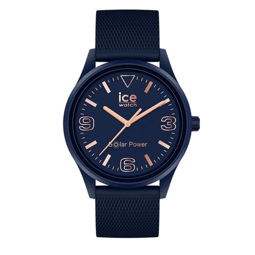 Ice-Watch - ICE solar power Casual blue avec bracelet en silicone - Montre ice watch homme