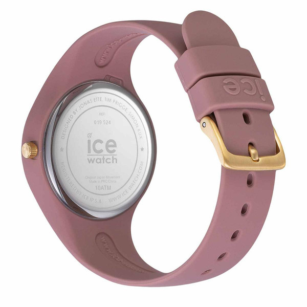 Montre femme  Ice Watch Montres ICE glam brushed - Fall rose - Small - 3H 019524 - Bracelet Silicone rose