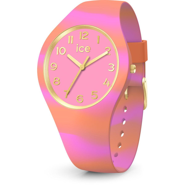 Montre Femme Ice Watch ICE tie and dye 020948 - Bracelet Silicone Rose