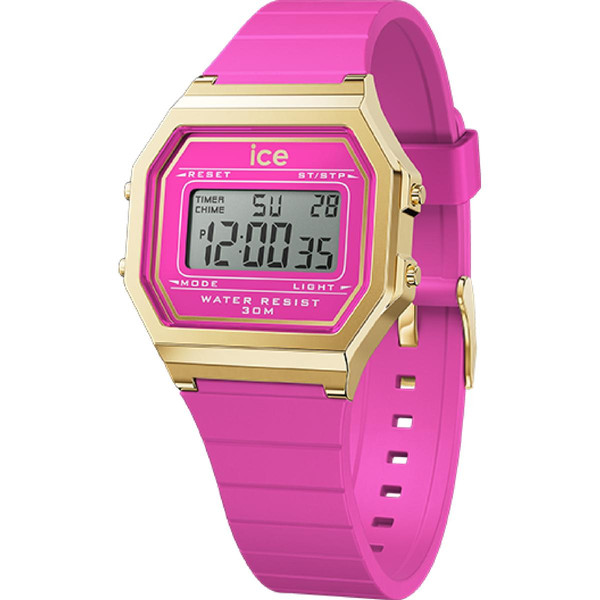Montre Femme Ice-Watch ICE digit retro -  Barbie pink  - Small - 022527