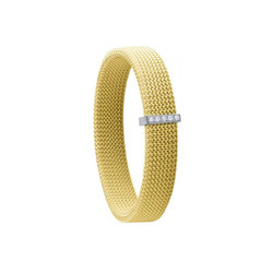 Bracelet Jourdan MIE-MIE TE004 - Bracelet En Argent Bicolore Oxyde de Zirconium Femme