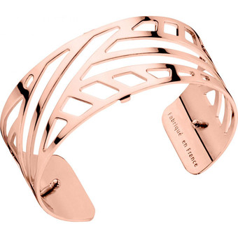 Bracelet Ruban Les Georgettes 70285684000 - Bracelet Manchette Or Rose Taille Medium Femme