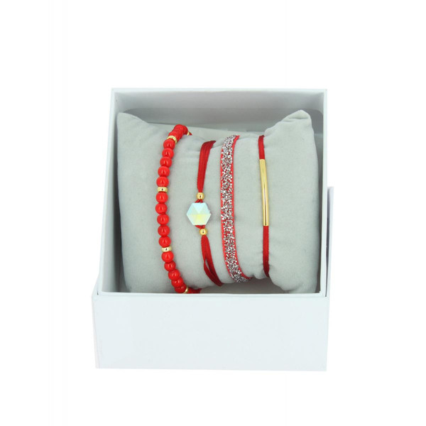 Bracelet Femme Les Interchangeables  - A56383 Strass Box Fabric 4