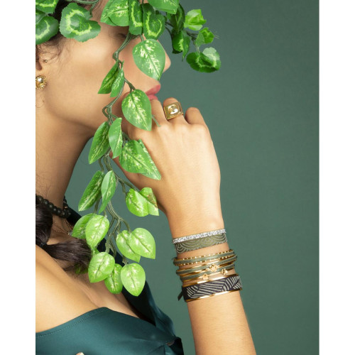 Bracelet Composé Les Interchangeables Femme Tissu A89960
