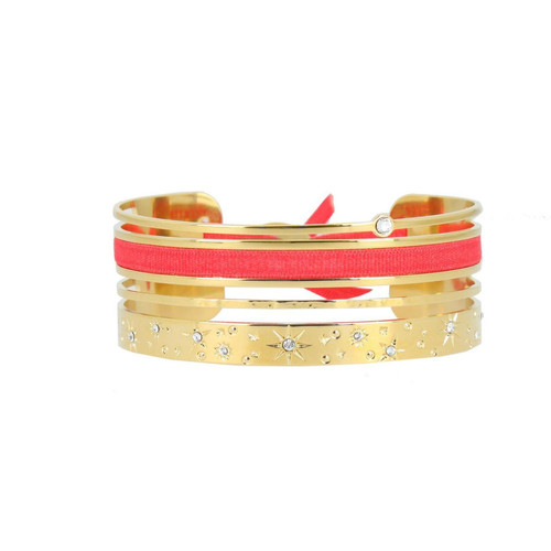 Les Interchangeables - bracelet manchette Les Interchangeables A59085 - Bijoux Rouges