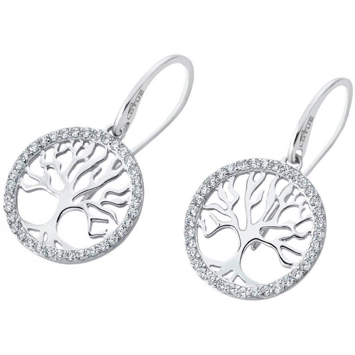 Boucles d'oreilles Lotus Silver TREE OF LIFE LP1779-4-1 - Boucles d'oreilles TREE OF LIFE Argent