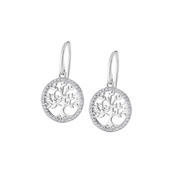 Boucles d'oreilles Lotus Silver TREE OF LIFE LP1746-4-1 - Boucles d'oreilles TREE OF LIFE Argent