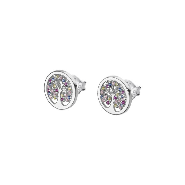 Boucles d'oreilles Lotus Silver TREE OF LIFE LP1890-4-1 - Boucles d'oreilles TREE OF LIFE Argent
