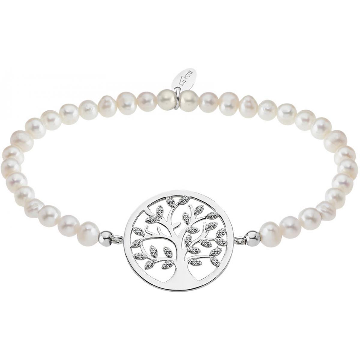 Promo : Bracelet Lotus Silver TREE OF LIFE LP1892-2-1 - Bracelet TREE OF LIFE Argent Femme