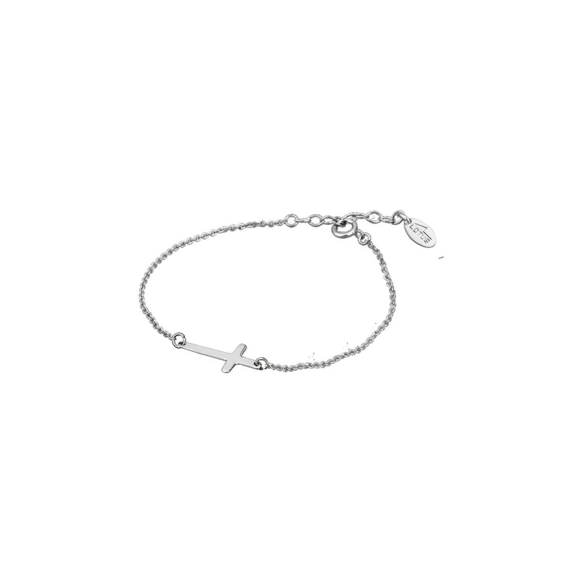 bracelet lotus silver lp1223-2/2 - croix argente trendy argent femme