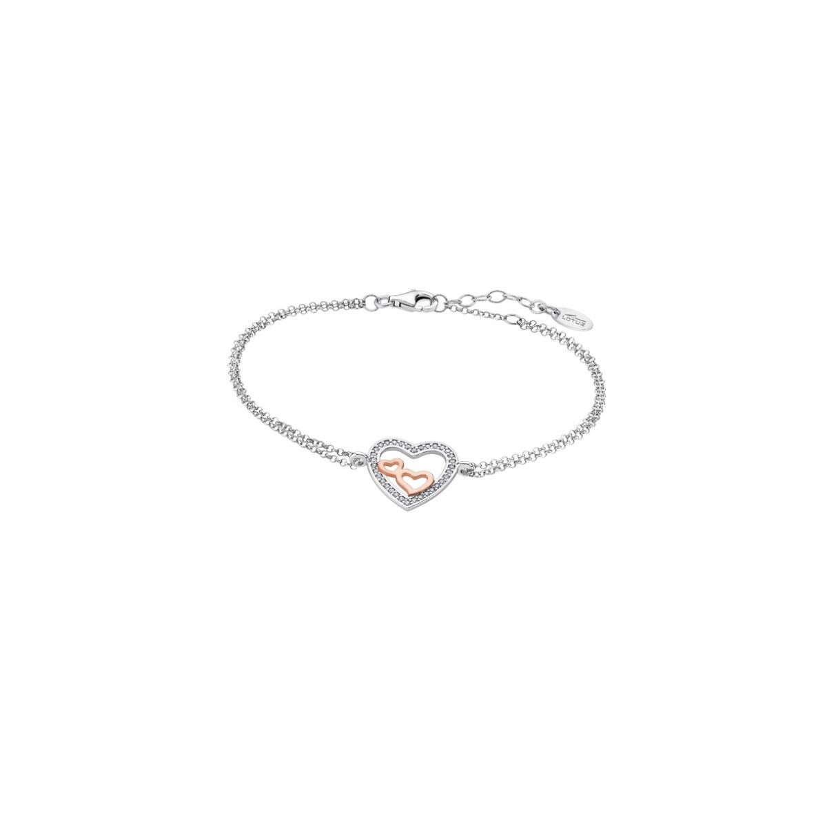 Bracelet Lotus Silver LP1856-2/1 - coeur cv moments Argent Femme