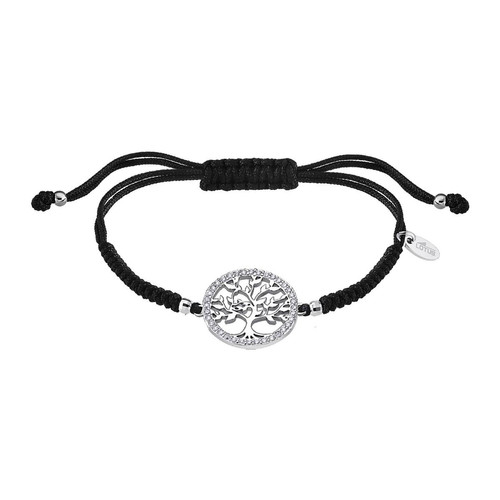 Bracelet Femme Lotus Silver Noir LP1746-2-2