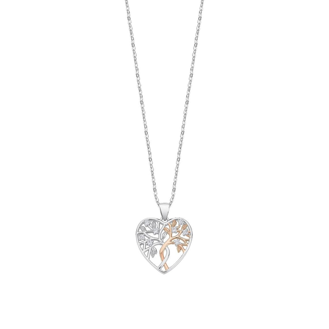 collier et pendentif femme lotus silver lp3304-1-1