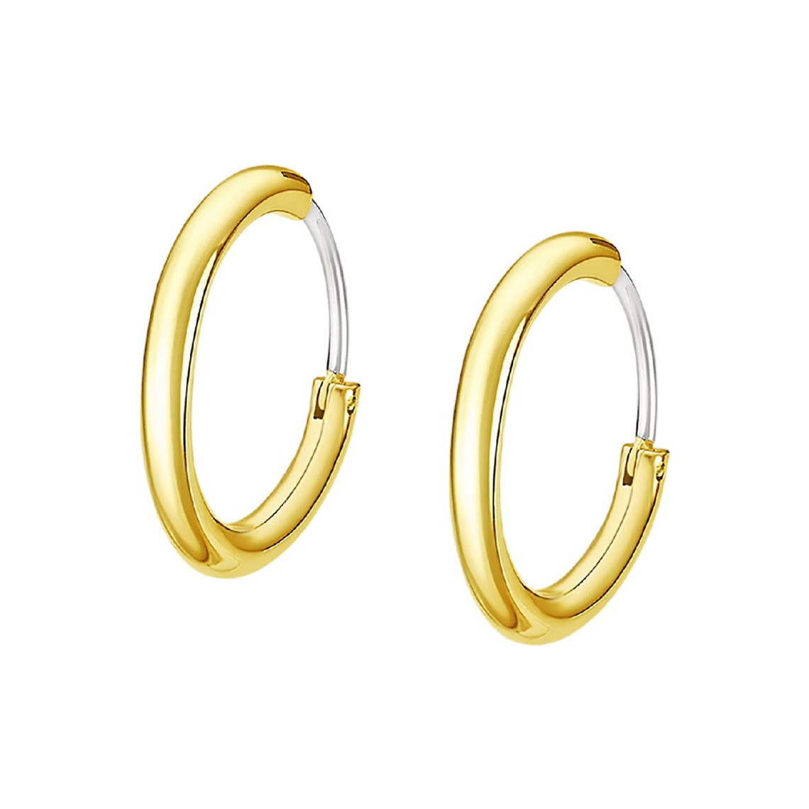 boucles d'oreilles homme lotus style bijoux men's earrings ls2241-4-2 acier doré