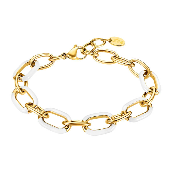 Bracelet Femme Lotus Style Bijoux Tropical Vibes LS2330-2-5 Acier doré