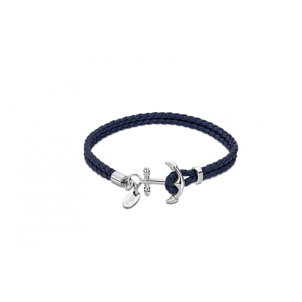 Bracelet Lotus Style LS2076-2/1 - ancre cordon bleu urban man Acier Homme