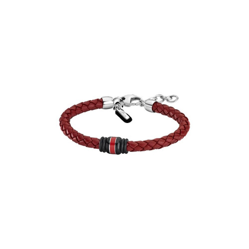 Bracelet Lotus Style LS1814-2-2 - Bracelet Urban Man Tressé Rouge Homme