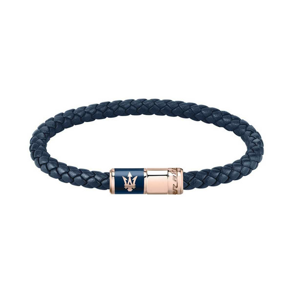 Bracelet Homme  - JM222AVE09  Cuir Bleu
