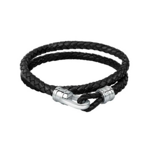 Morellato Bijoux - Bracelet Homme Morellato - Bracelet Cuir Noir