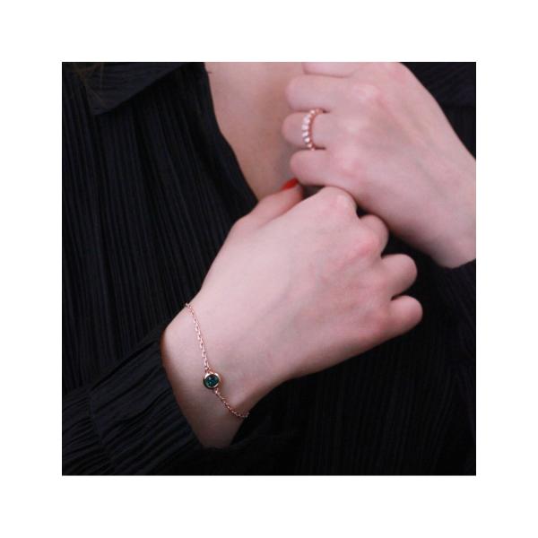 Bracelet Birth Stone - Or Rosé et cristal