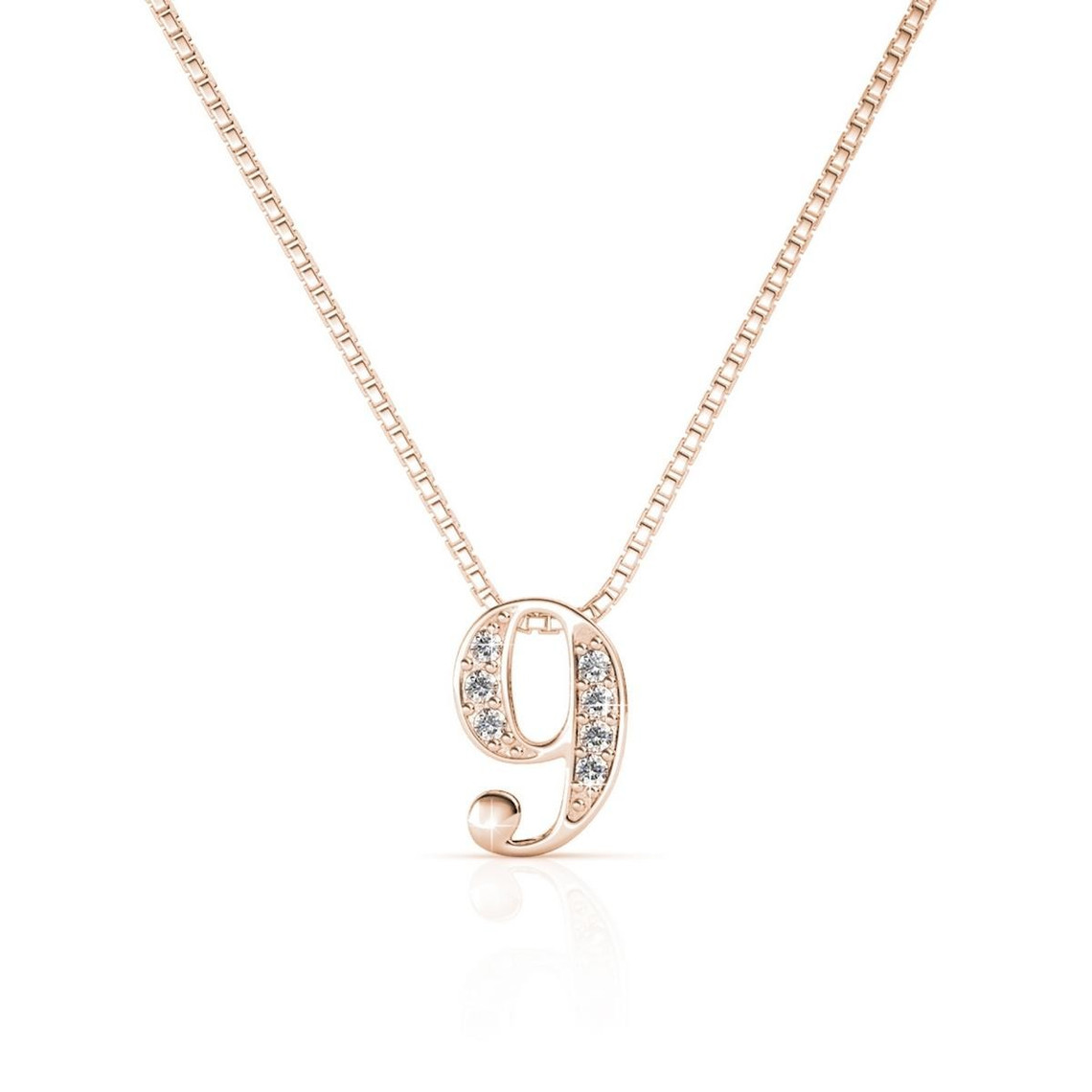 collier number 9 or rose