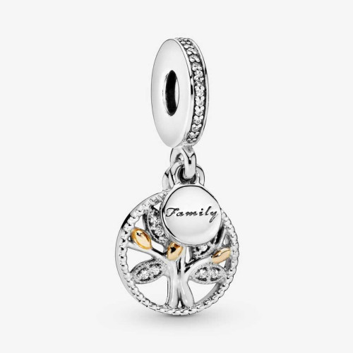 Pandora - Charm pendentif Pandora Moments arbre de vie scintillant - Bijoux en argent femme