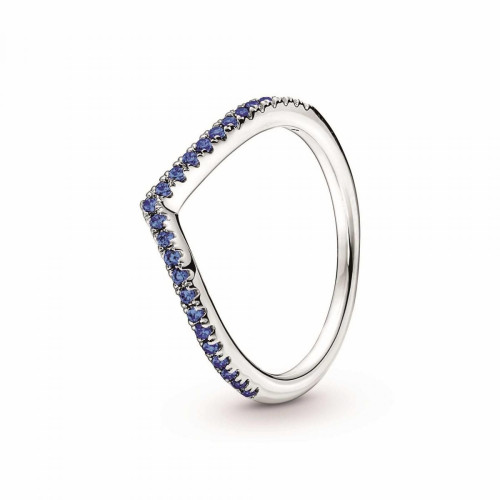 Pandora - Bague Chevron Bleue Pandora Timeless - Promo montre et bijoux 50 60