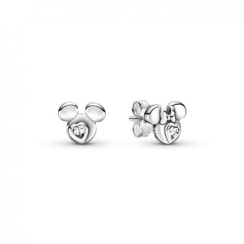 Pandora - Clous d’Oreilles Portrait de Mickey et Minnie Disney x Pandora - Bijoux Pandora